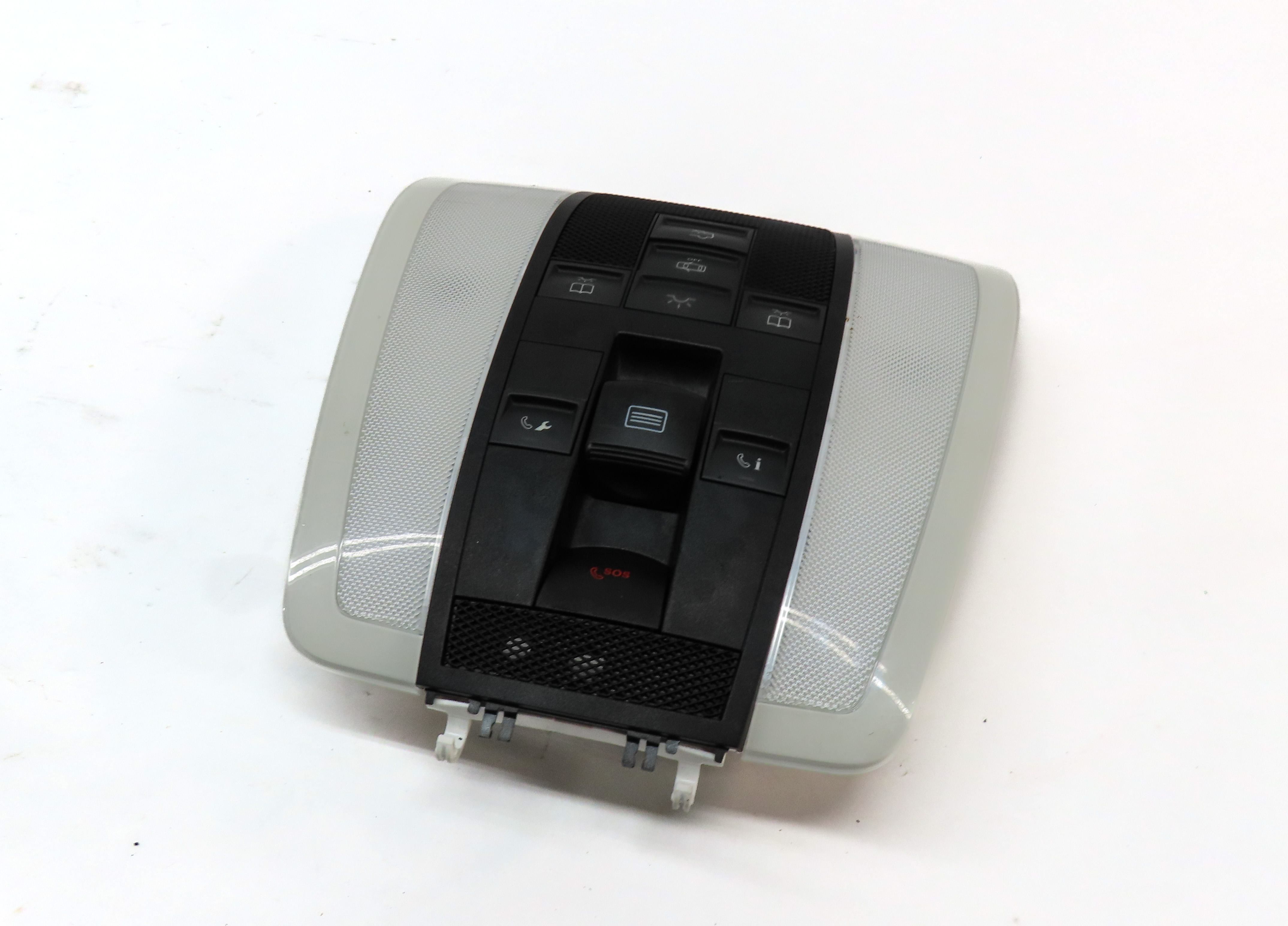 2013 MERCEDES C250 (W204) FRONT OVERHEAD DOME LIGHT LAMP w/SWITCHES (BLACK) — exact item pictured